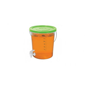 BALDES 12 LT CON CAÑO Y TAPA COLORES