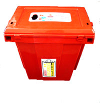 PAPELERO TOXI ROJO PARA PILAS