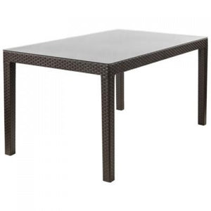 MESA RATAN 180X95 SIN VIDRIO TEMPLADO