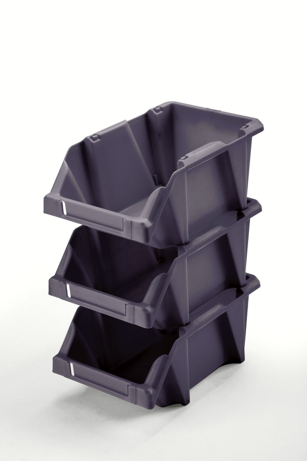 Set Organizador Apilable N°15 Gris - Canales Distribución
