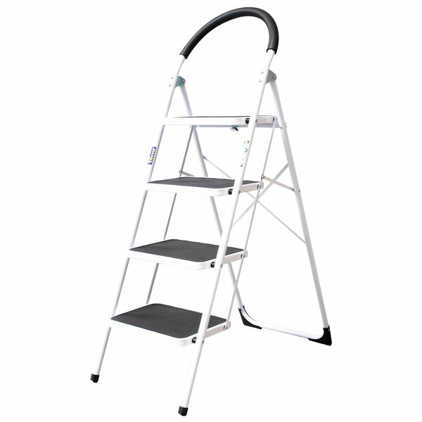 Piso Escalera Profesional Acero 4 Peldaños (150 KG) - Canales Distribución