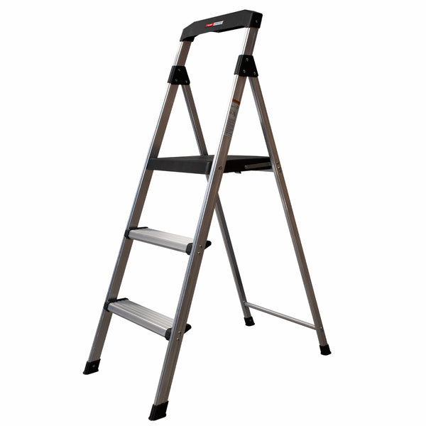 Piso Escalera Industrial 3 Niveles Aluminio Reforzado - Canales Distribución