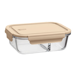 BOL C/DIVISORIAS DE VIDRIO BOROSILICATO C/TAPA CAPPUCCINO