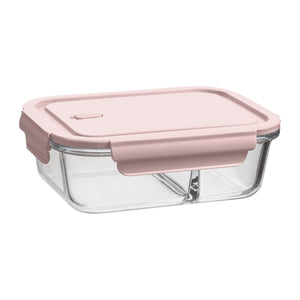 BOL C/DIVISORIAS DE VIDRIO BOROSILICATO C/TAPA ROSA